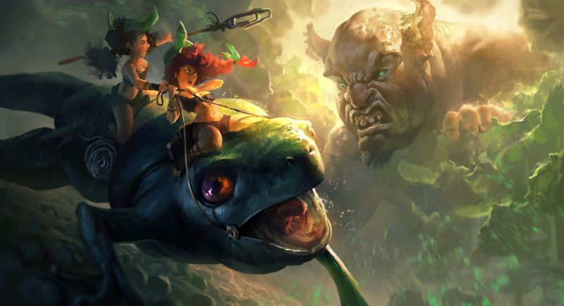 fantasy umění, džungle, mytologie, hry, Snímek obrazovky, počítač tapeta fantasy umění, džungle, mytologie, hry, Snímek obrazovky, počítač tapeta