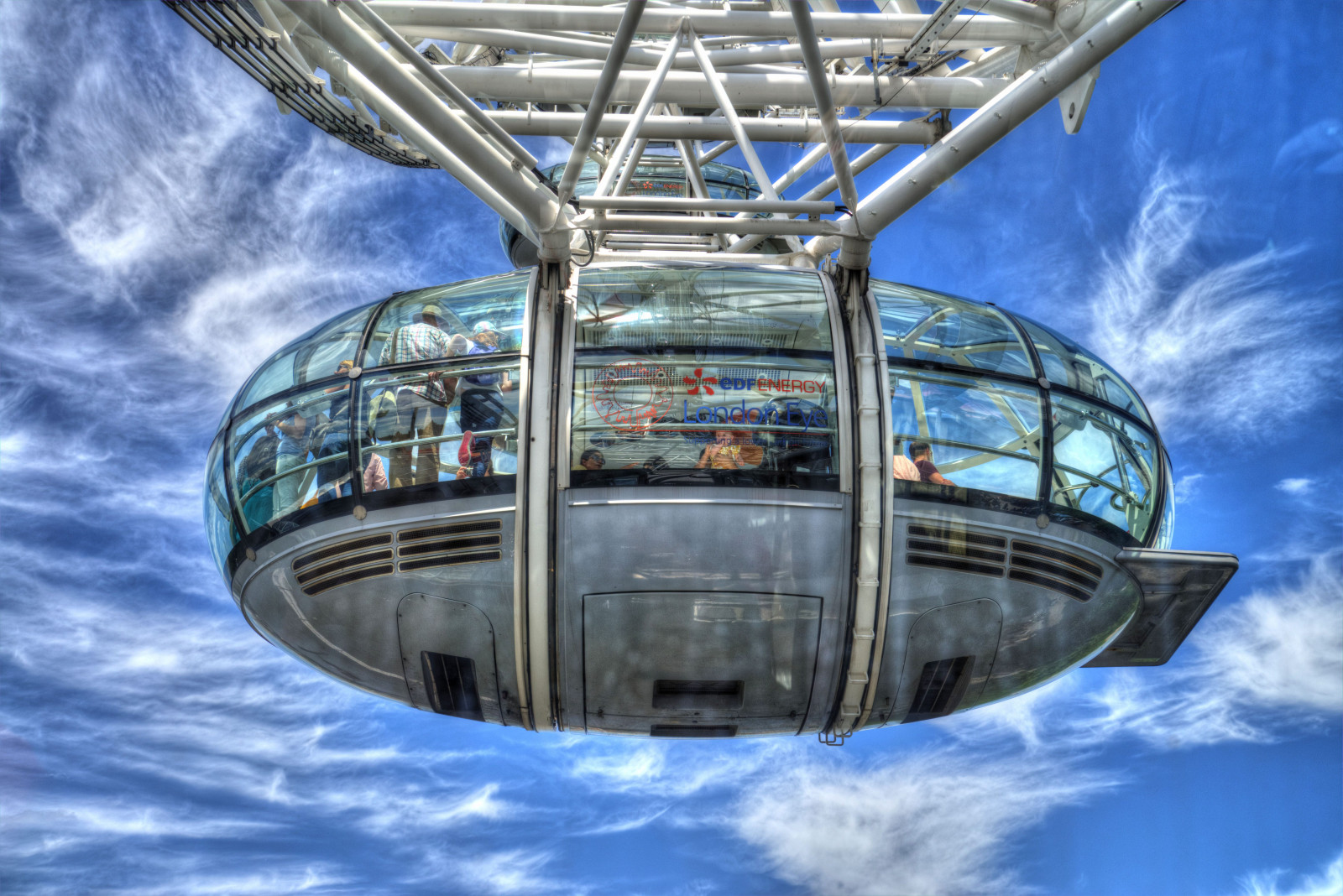 London, plads, afspejling, himmel, køretøj, HDR, Nikon, øje, luftfart, D610, skærmbillede, vartegn, atmosfære af jord, Southbank