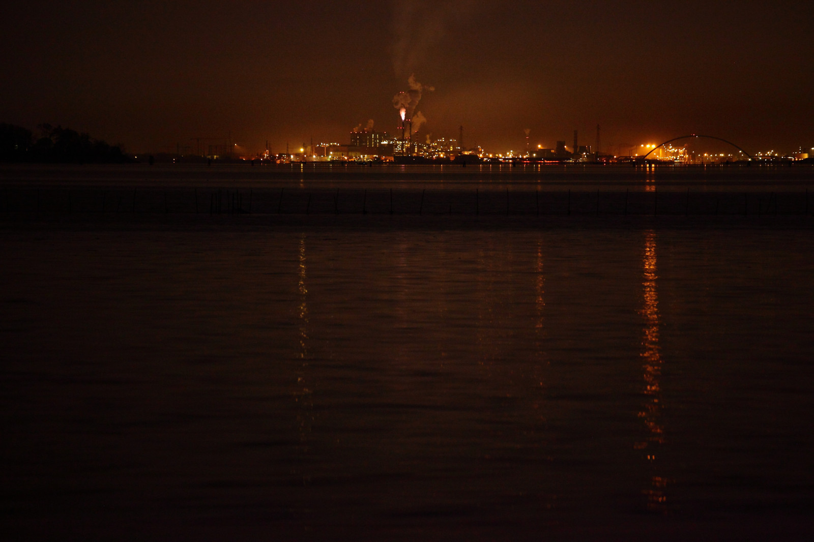 Wallpaper Venice, Italy, night, Canon, fire, dangerous, Andrea, smoke