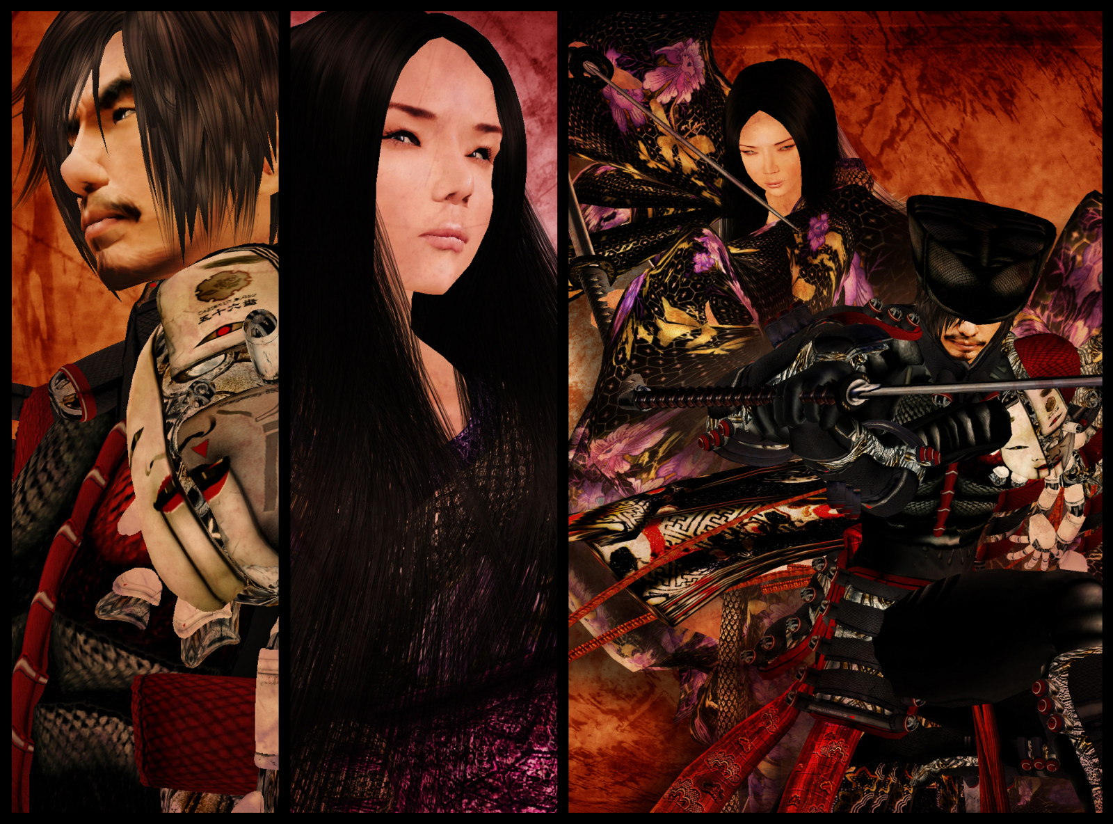 ญี่ปุ่น, เอเชีย, 3D, เอเชีย, คู่, สัญลักษณ์, ญี่ปุ่น, กิโมโน, ศิลปะ, ชาย, ผู้หญิง, หญิง, SL, ชีวิตที่สอง, ชาย, bareroza, วอลล์เปเปอร์คอมพิวเตอร์, br, Secondlifeasia, cg artwork