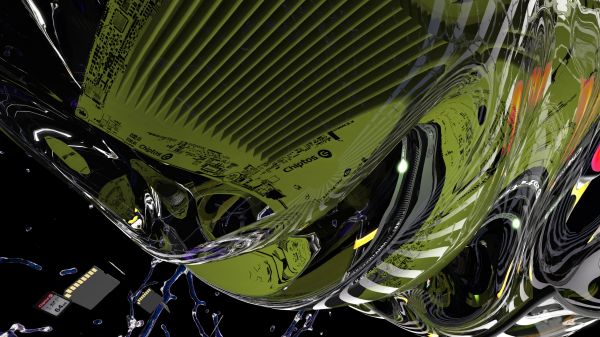 chiptos,motherboards,robot,abstract,digital art,4k