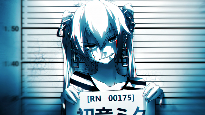 anime, anime dívky, Vocaloid, Hatsune Miku, ilustrace, modrý anime, anime dívky, Vocaloid, Hatsune Miku, ilustrace, modrý