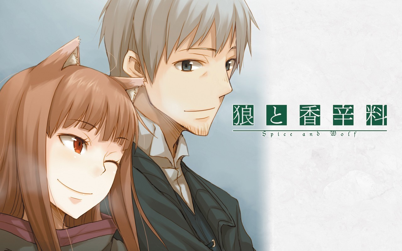 illustrazione, anime, Holo, Spice and Wolf, Okamimimi, Lawrence Kraft, mangaka