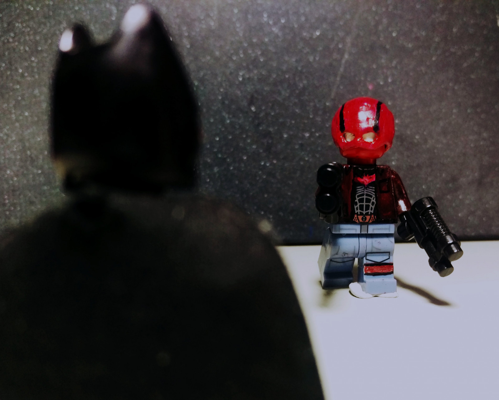 Roboter, Platz, Batman, Spielzeug, Dunkelheit, Dccomics, persönliche Schutzausrüstung, Legocustom, Rotkäppchen, Jasontodd