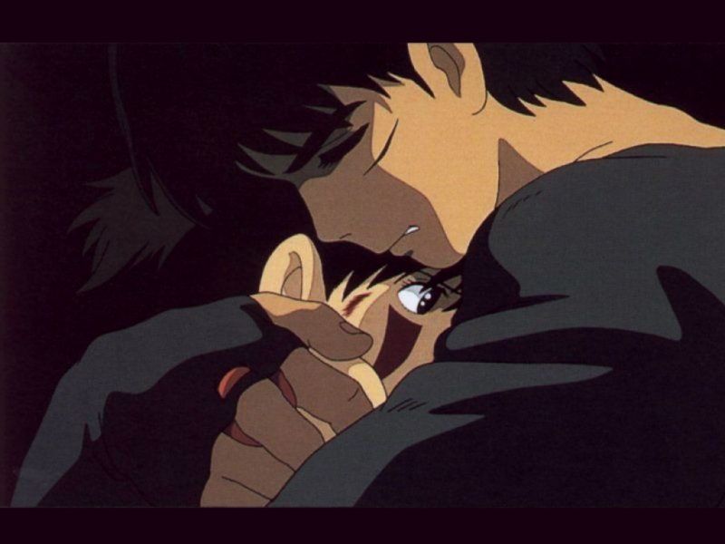 illustration, anime, cartoon, Princess Mononoke, Studio Ghibli, screenshot illustration, anime, cartoon, Princess Mononoke, Studio Ghibli, screenshot