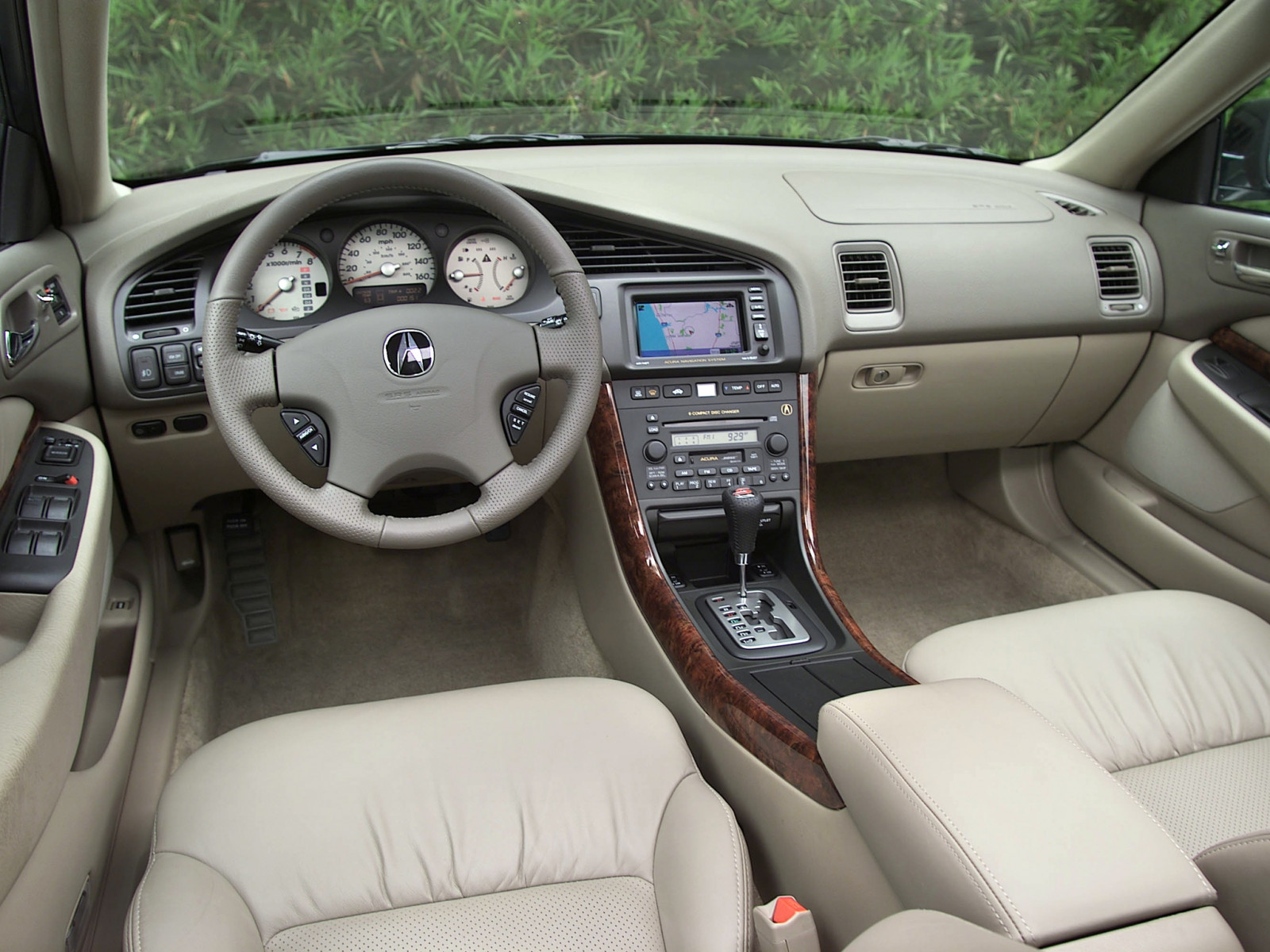 acura, TL, 2002, interiér, salon, volant, rychloměr