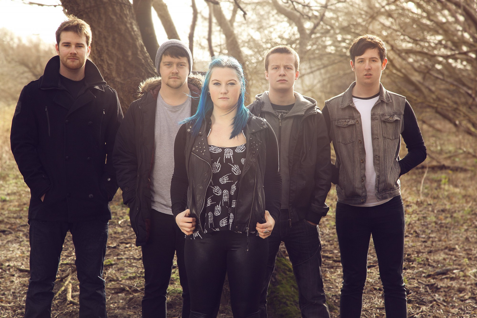 muži, lidé, ženy, kapela, hudebník, Metalová hudba, britský, jaro, Osoba, rodina, One Last Run, fotografie, sociální skupina