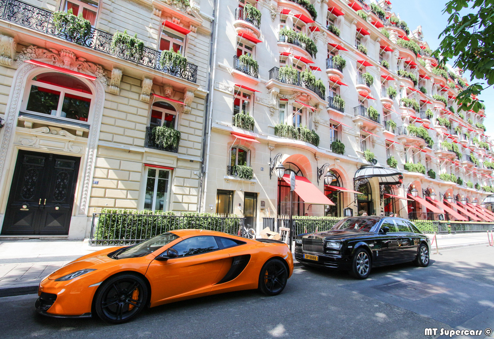 oranžový, Paříž, Angličtina, výročí, Rolls Royce, ii, McLaren, rohlíky, Přízrak, 50., serie, royce, Supercars, 2015, mp412c, mtsupercars
