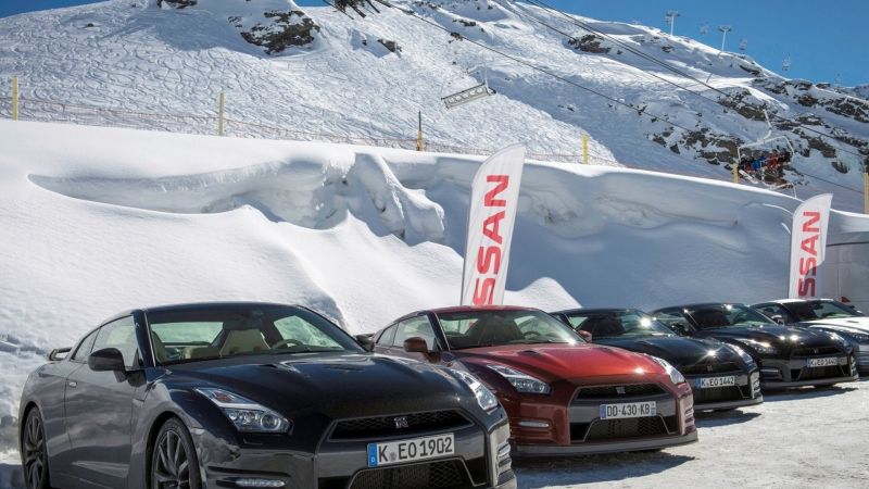 autó, téli, jármű, Nissan, sportkocsi, Nissan GT R autó, téli, jármű, Nissan, sportkocsi, Nissan GT R