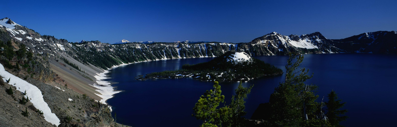 krajina, jezero, odraz, fjord, horský průsmyk, Alpy, crater Lake, hřbet, hora, horských reliéf, geologický fenomén, pohoří, 3750x1200 px