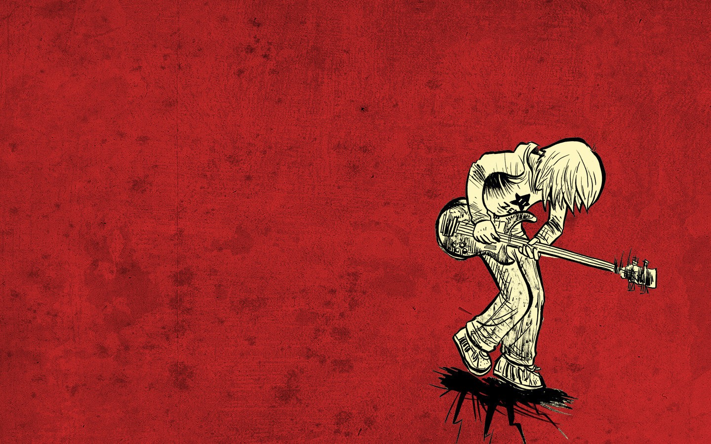 Wallpaper : drawing, painting, illustration, red, Scott Pilgrim, ART