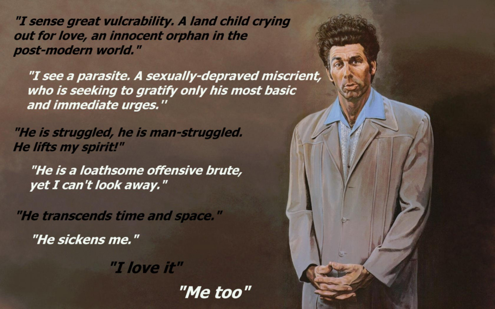 Wallpaper : 1680x1050 px, kramer, quotes, Seinfeld 1680x1050 - goodfon