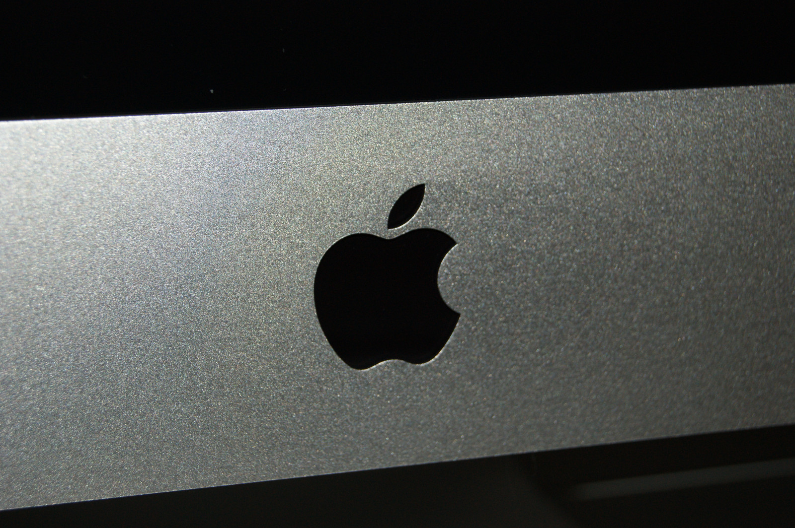 bílý, Černá, stín, kruh, značka, iMac, světlo, jablko, osvětlení, tvar, design, gumák, křídlo