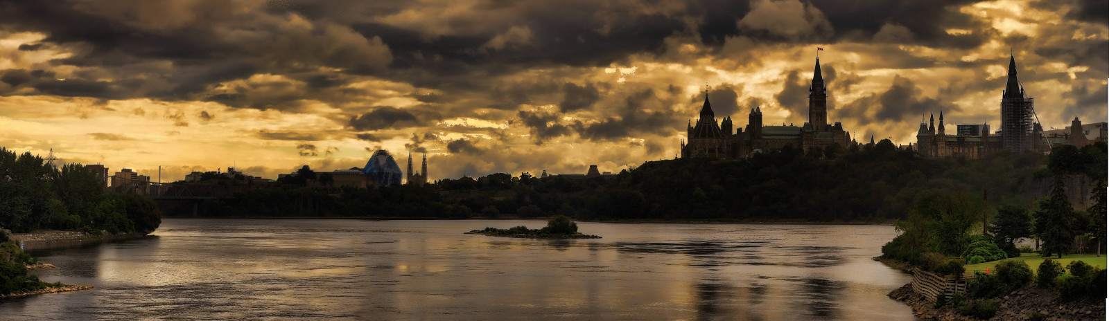 morgen, bro, lys, sommer, himmel, panorama, Sky, Ontario, Canada, afspejling, tårn, vand, solopgang, flod, ø, gylden, galleri, fred, Quebec, basilika, pano, Ottawa, bakke, parlament, Victoria, canadisk, national, alexandra, Gatineau, skrog, portage, notre, dame, HDR, beyondhue
