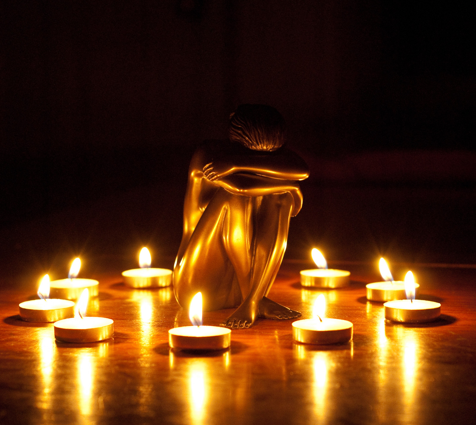 odraz, světlo, osvětlení, svíčka, tma, noc, zátiší fotografování, teplo