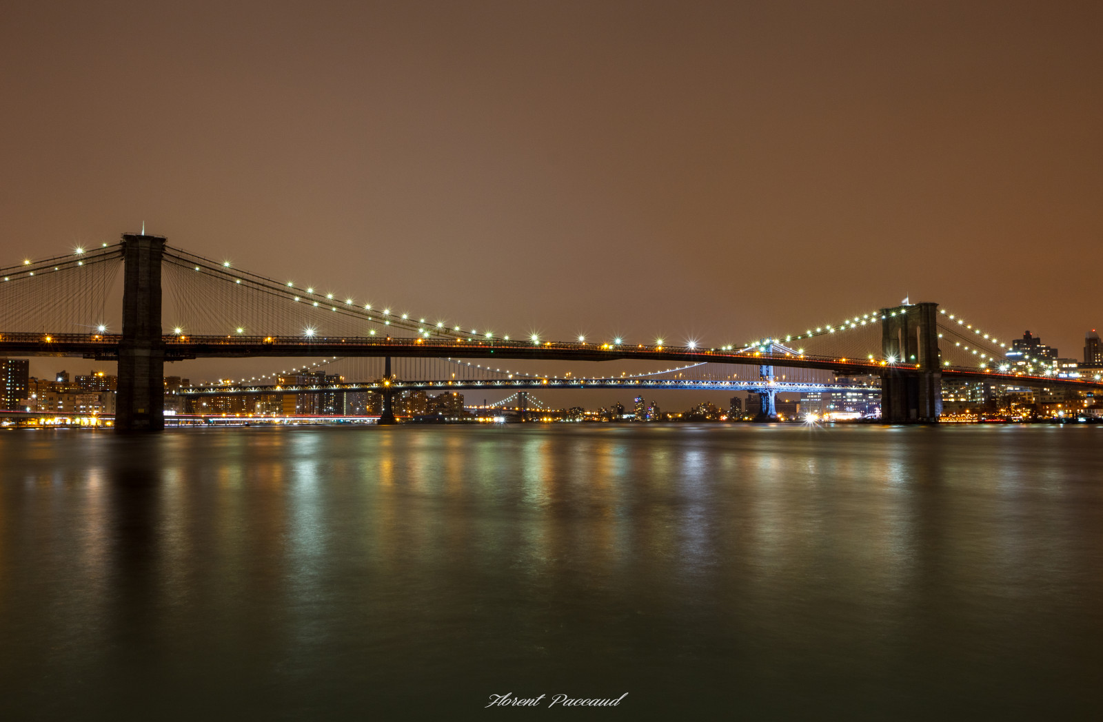 Wallpaper city, cityscape, night, water, reflection, sky, stars