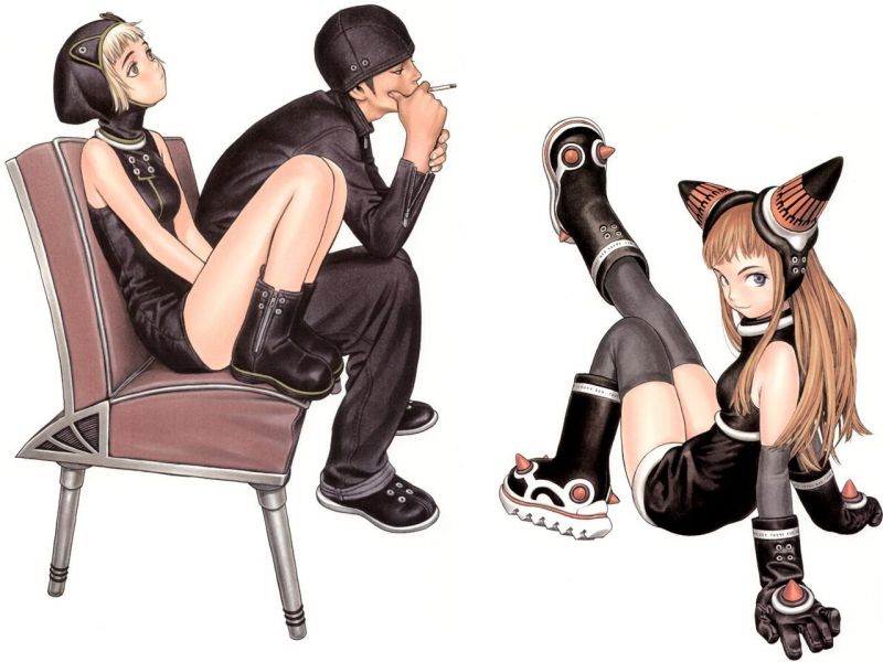 ilustrácie,anime,sediaci,karikatúra,nábytok,obuv