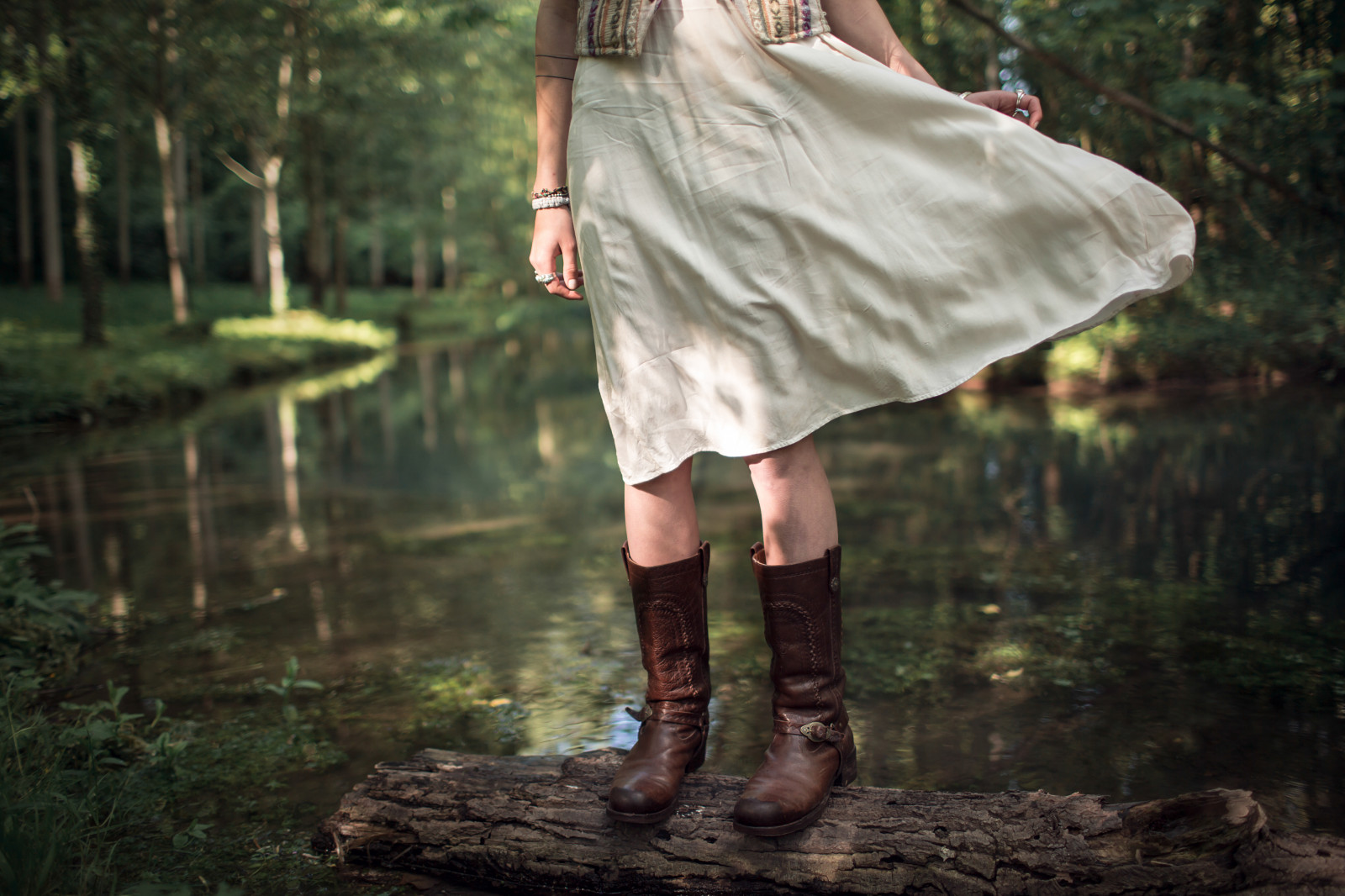 Легкое Платье С Ботинками фото 23