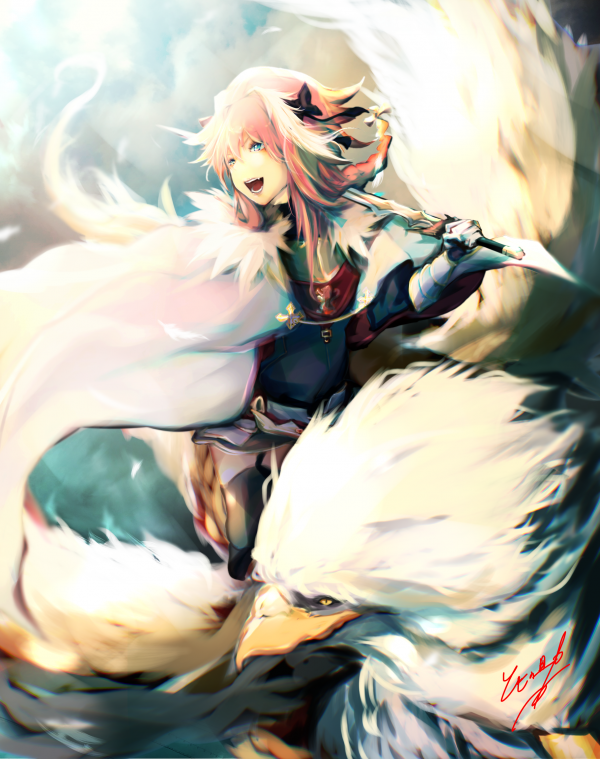 nasib Series,nasib Apocrypha,anak laki-laki anime,Rider of Black,Astolfo Fate Apocrypha