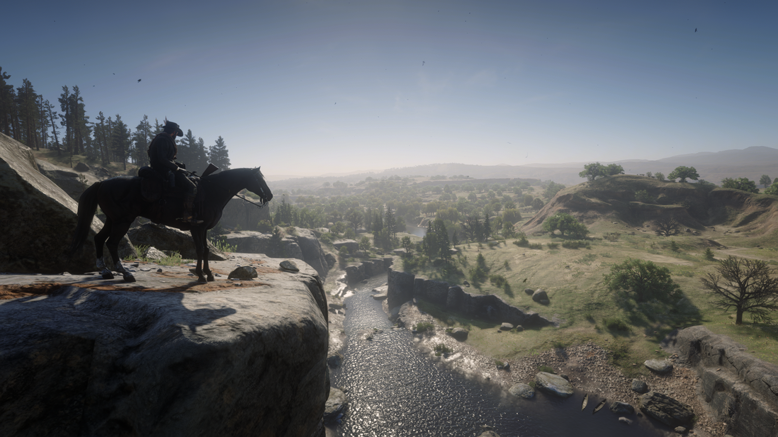Read Dead Background Wallpaper : video games, Red Dead Redemption 2, landscape, nature ...