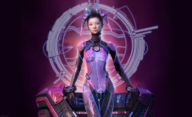 ilustrace, digitální umění, anime, robot, umělecká díla, móda ilustrace, digitální umění, anime, robot, umělecká díla, móda