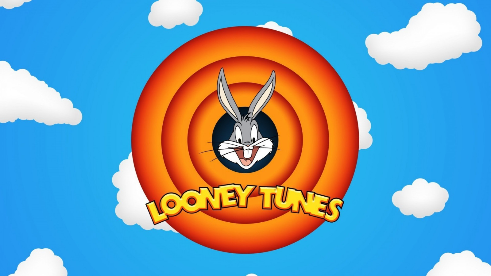 illustrazione, logo, palloncino, Looney Tunes, bugs Bunny, mongolfiera