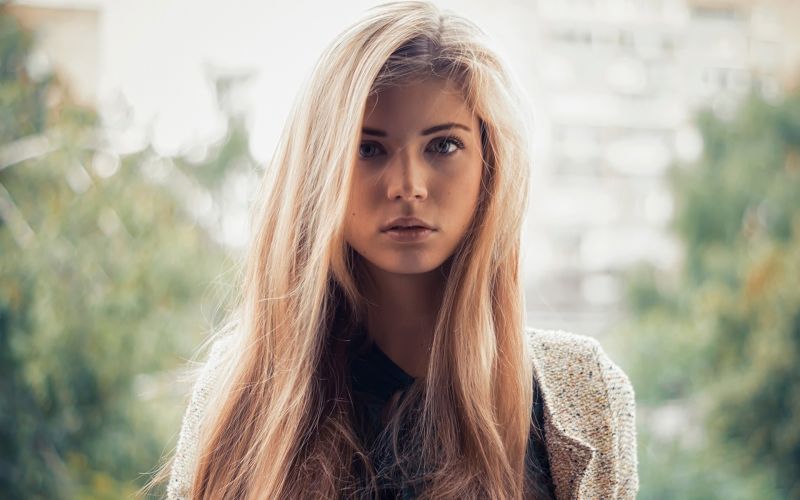 tvář, ženy, portrét, oči, model, dlouhé vlasy tvář, ženy, portrét, oči, model, dlouhé vlasy