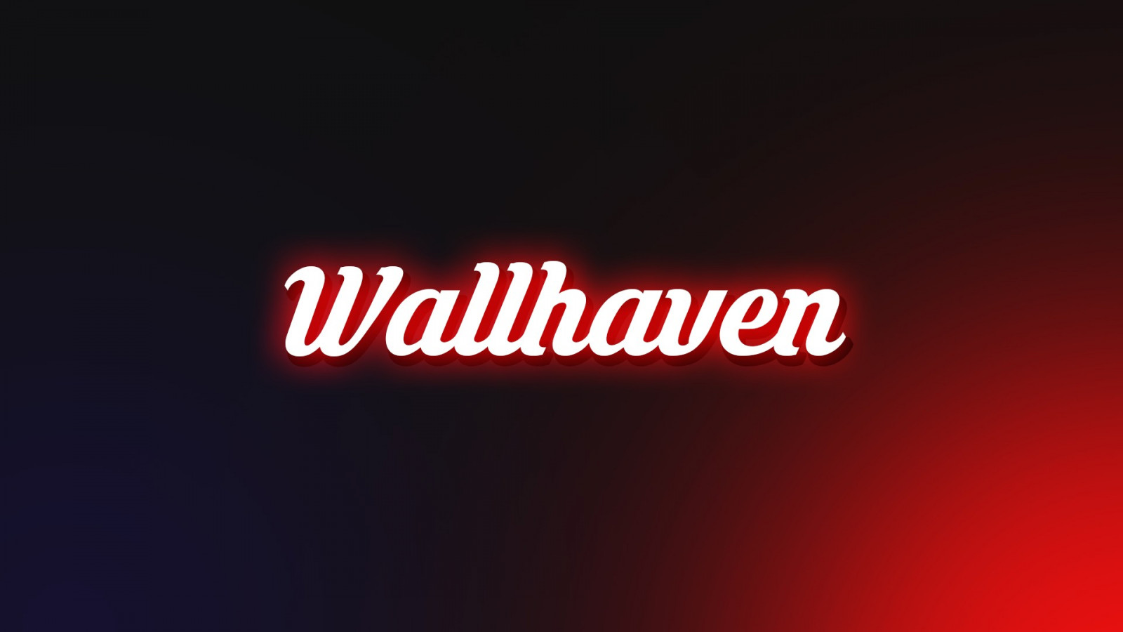 digitální umění, jednoduché pozadí, neon, minimalismus, Červené, text, logo, jednoduchý, 2D, neonový nápis, wallhaven, značka, počítač tapeta, font, signage, elektronický signage