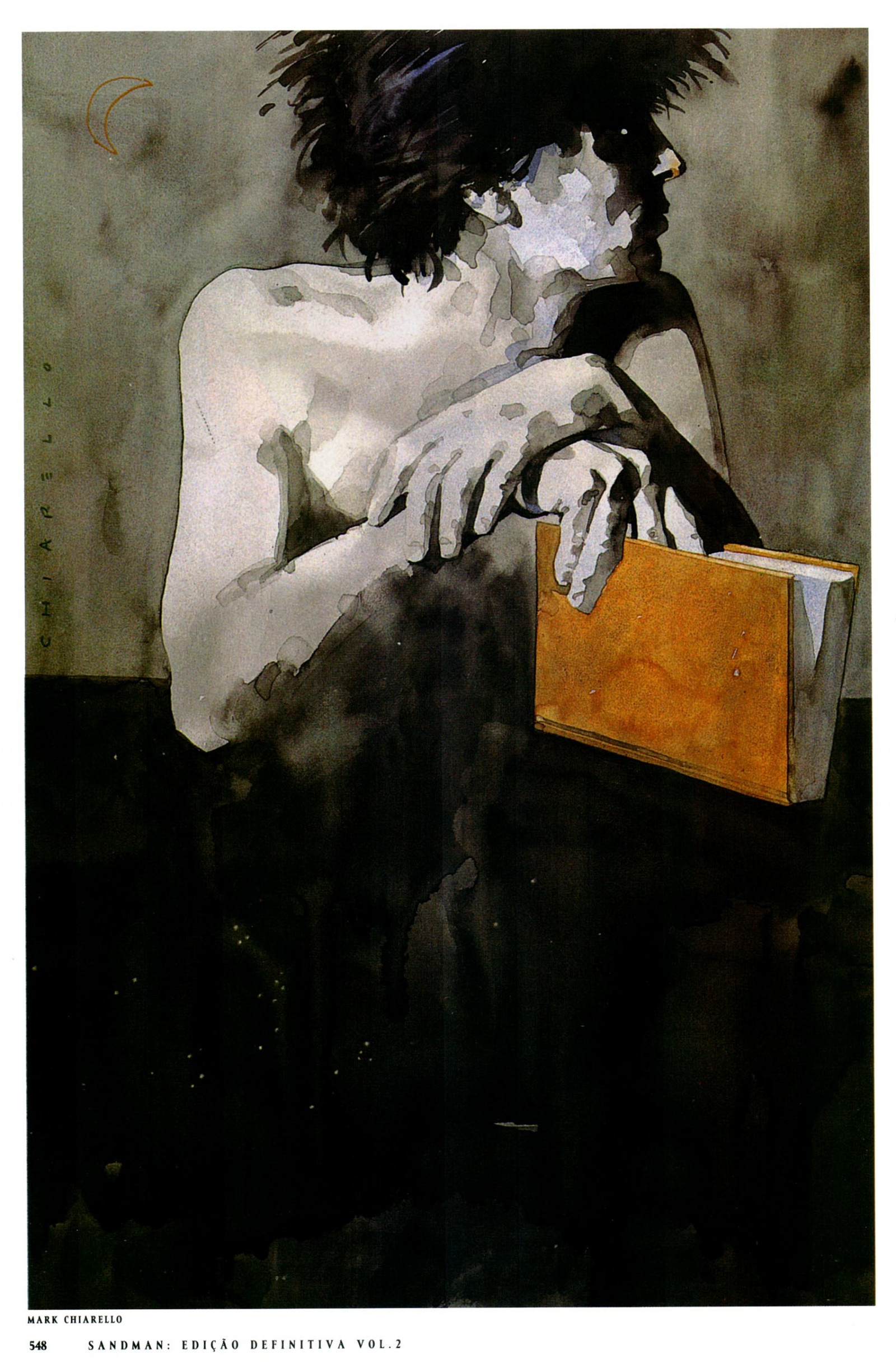 Malerei, Illustration, Sandman, Morpheus, Neil Gaiman, Poster, Traumcharakter, moderne Kunst, Album-Cover, Acrylfarbe