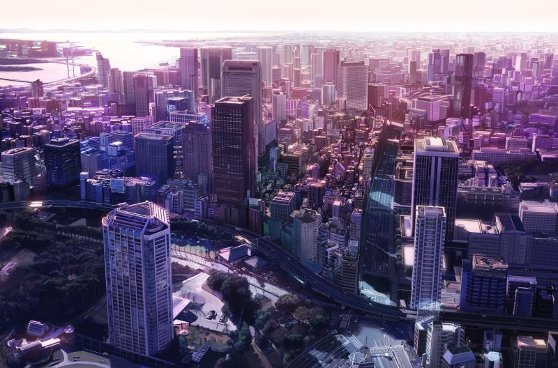 city, cityscape, night, anime, skyline, artwork city, cityscape, night, anime, skyline, artwork