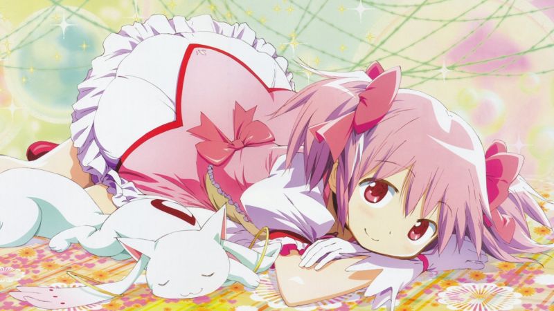 ilustración, Anime, Chicas anime, Mahou Shoujo Madoka Magica, rosado, Mangaka ilustración, Anime, Chicas anime, Mahou Shoujo Madoka Magica, rosado, Mangaka