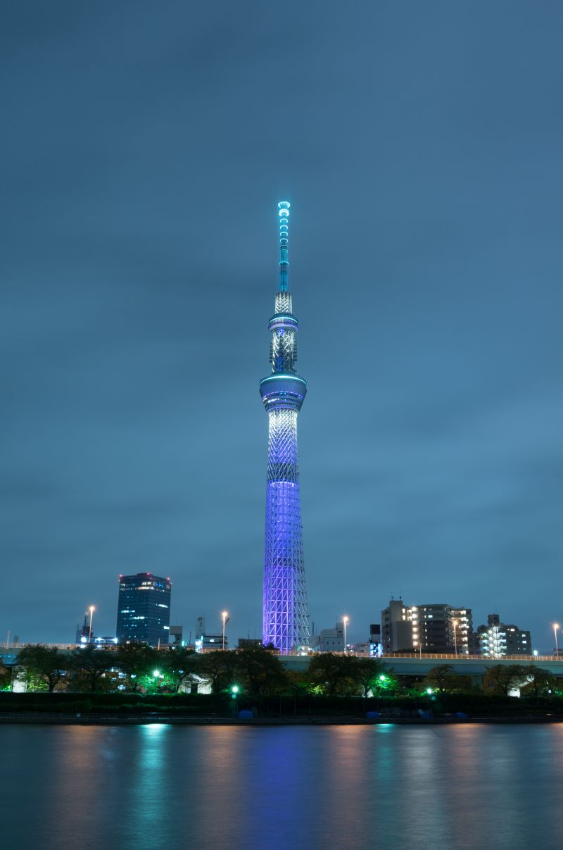 veľkomesto,panorámu mesta,noc,Japonsko,architektúra,odraz