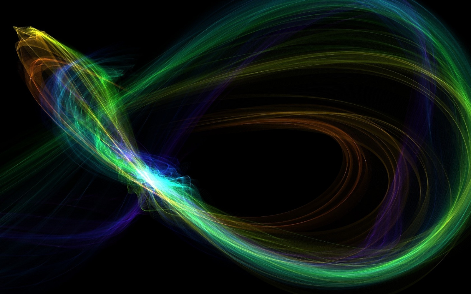 Illustration, dunkel, Neon-, Spiral-, Rauch, Grün, Kreis, Wirbel, Farbe, Hintergrund, Welle, gestalten, Linie, Flügel, Computer-Tapete, Fraktalkunst, Schriftart