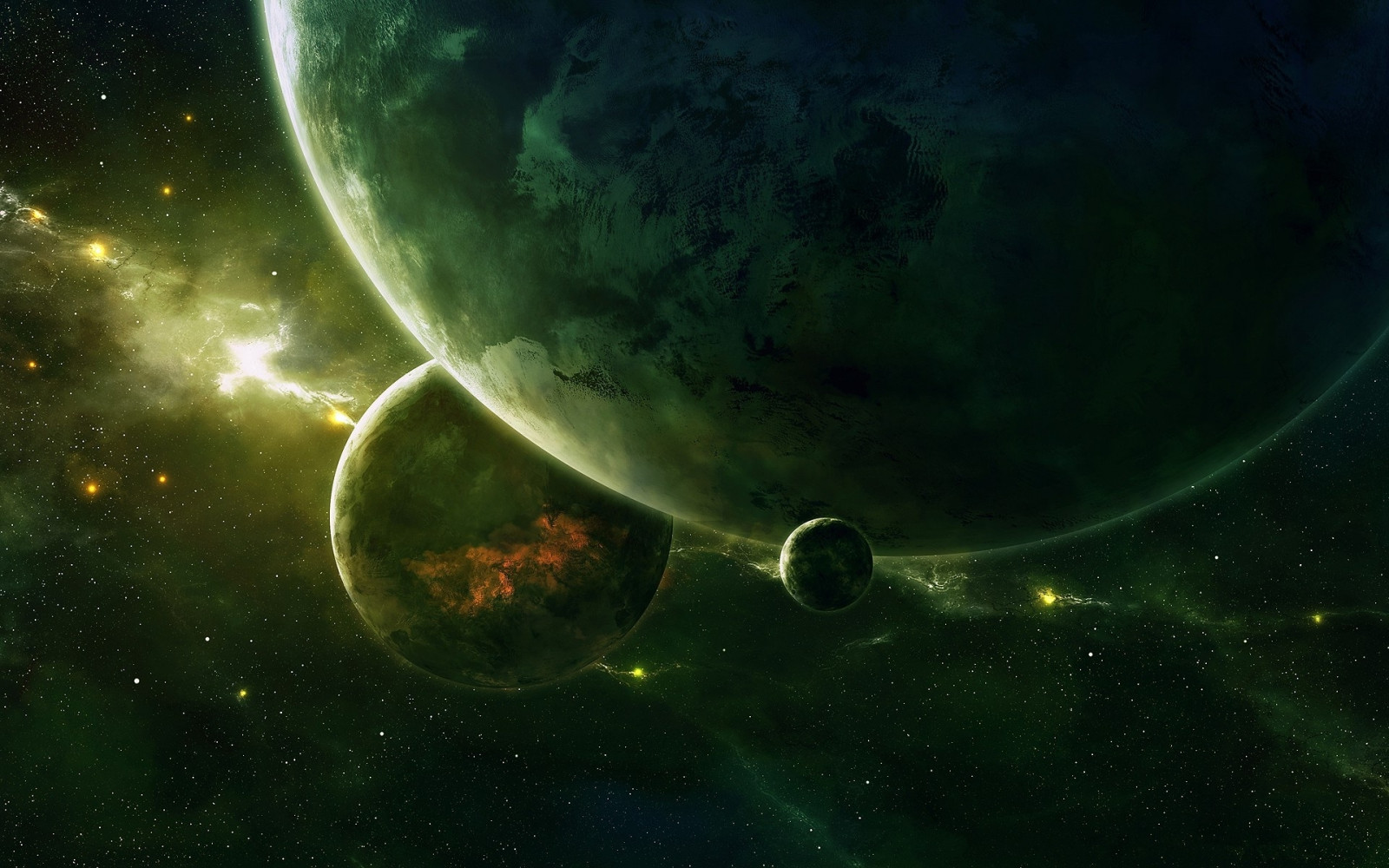 1920x1200 px, アート, 惑星, スペース, 星