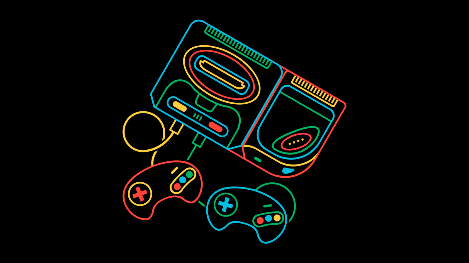 sega genesis, Sega, retro hry, minimalismus