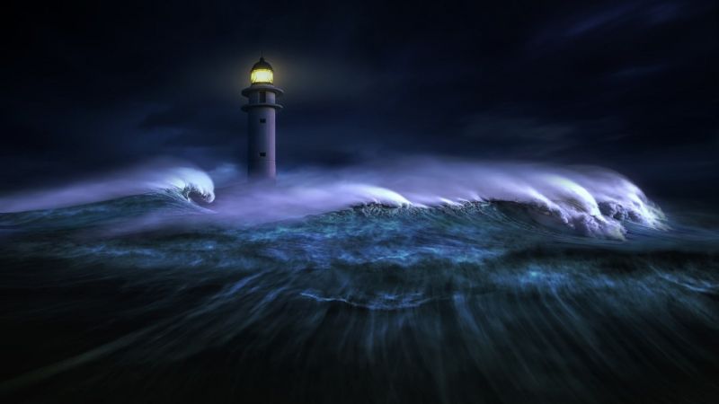 1920x1080 px, 500px, digital art, nature, dark, lighthouse 1920x1080 px, 500px, digital art, nature, dark, lighthouse