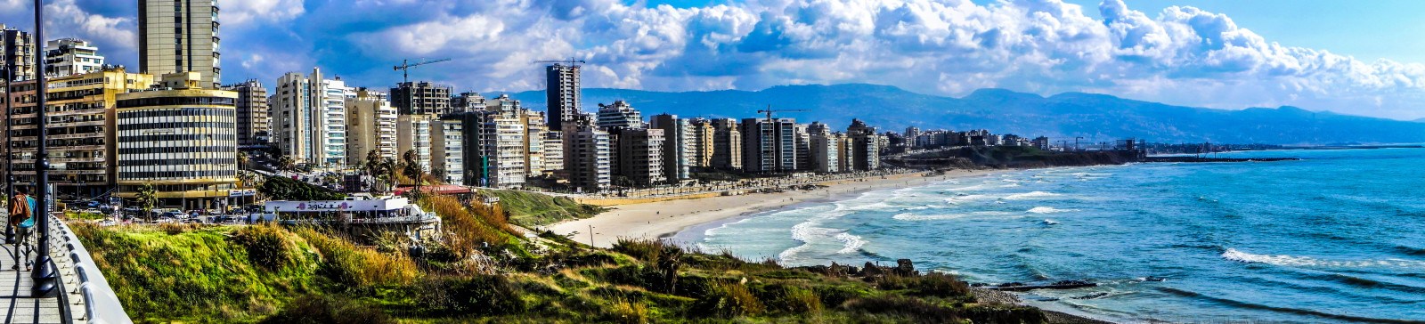 moře, město, panoráma města, záliv, voda, pobřeží, nebe, pláž, Cestovní ruch, panoráma, mrakodrap, pobřeží, HDR, panoráma, metropole, dovolená, Beirut, Libanon, cestovat, oceán, budovy, panoramatický, během dne, počítač tapeta, Metropolitní oblast, Raouche, mys, Rawche, coastal and oceanic landforms