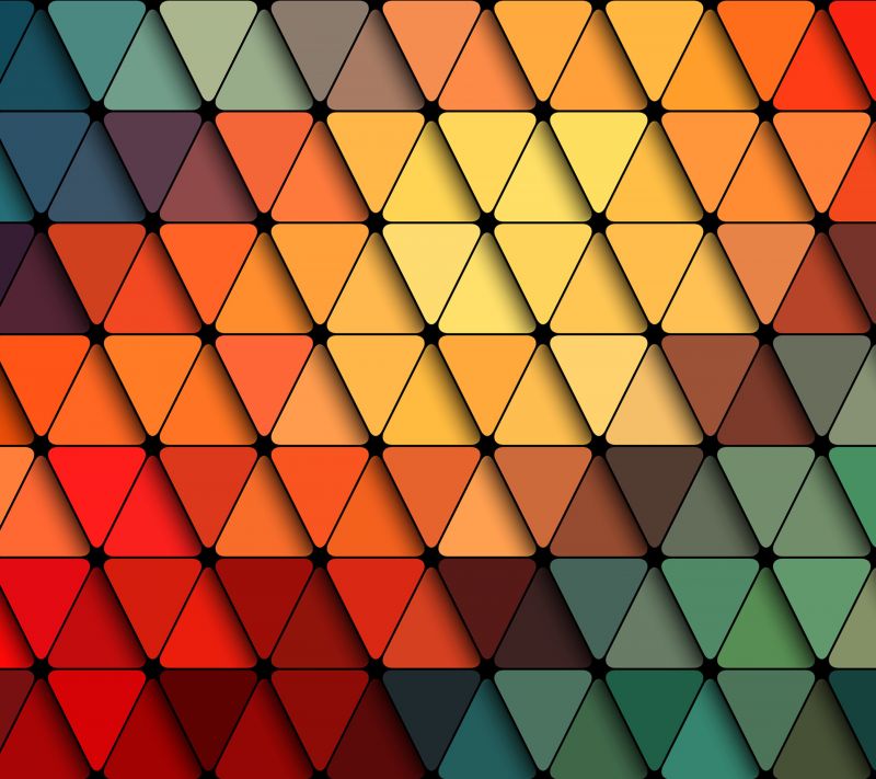 Coloré, abstrait, ouvrages d'art, rouge, symétrie, Triangle Coloré, abstrait, ouvrages d'art, rouge, symétrie, Triangle