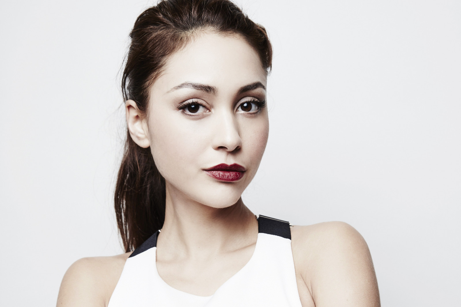 tvář, model, portrét, dlouhé vlasy, bruneta, fotografování, zpěvák, černé vlasy, móda, Latinas, vlasy, kůže, hlava, supermodelka, Lindsey Morgan, krása, oko, ret, účes, portrétní fotografie, focení, hnědé vlasy, obočí, Lidské tělo, orgán, 4044x2696 px