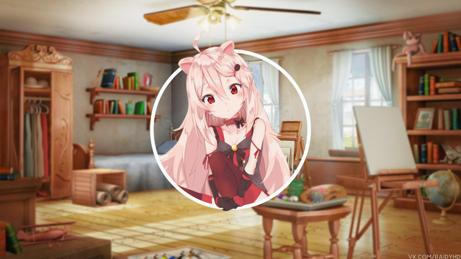 Anime, picture in picture, Anime Mädchen, Raidy hd