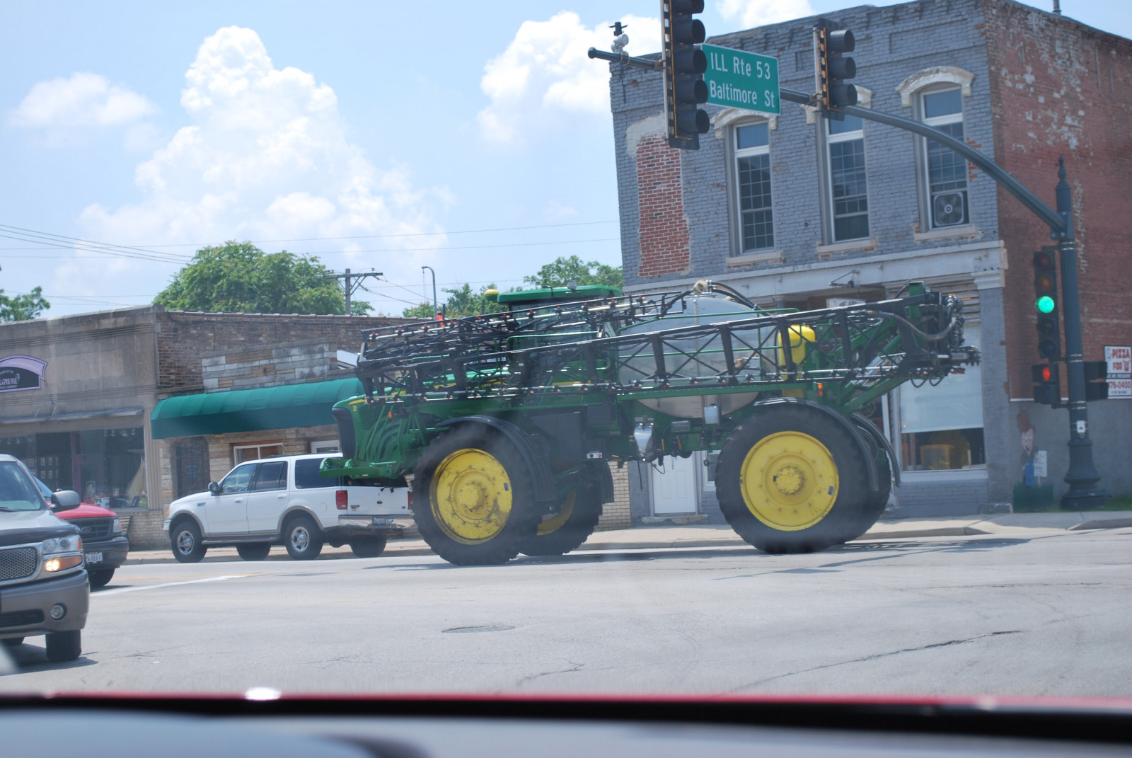 gade, køretøj, vej, gård, transportere, asfalt, lokomotiv, rute, lastbil, udstyr, 66, il