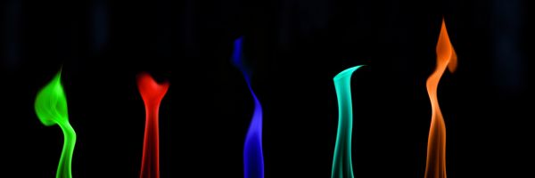 blue, light, red, orange, abstract, black