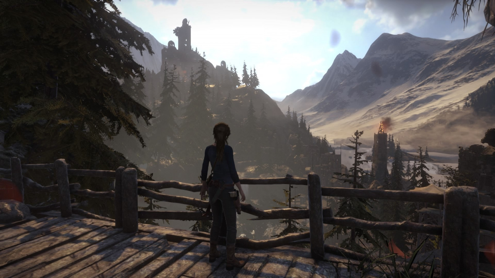 PlayStation 4, Lara Croft, Tomb Raider, Terræn, skærmbillede, pc spil