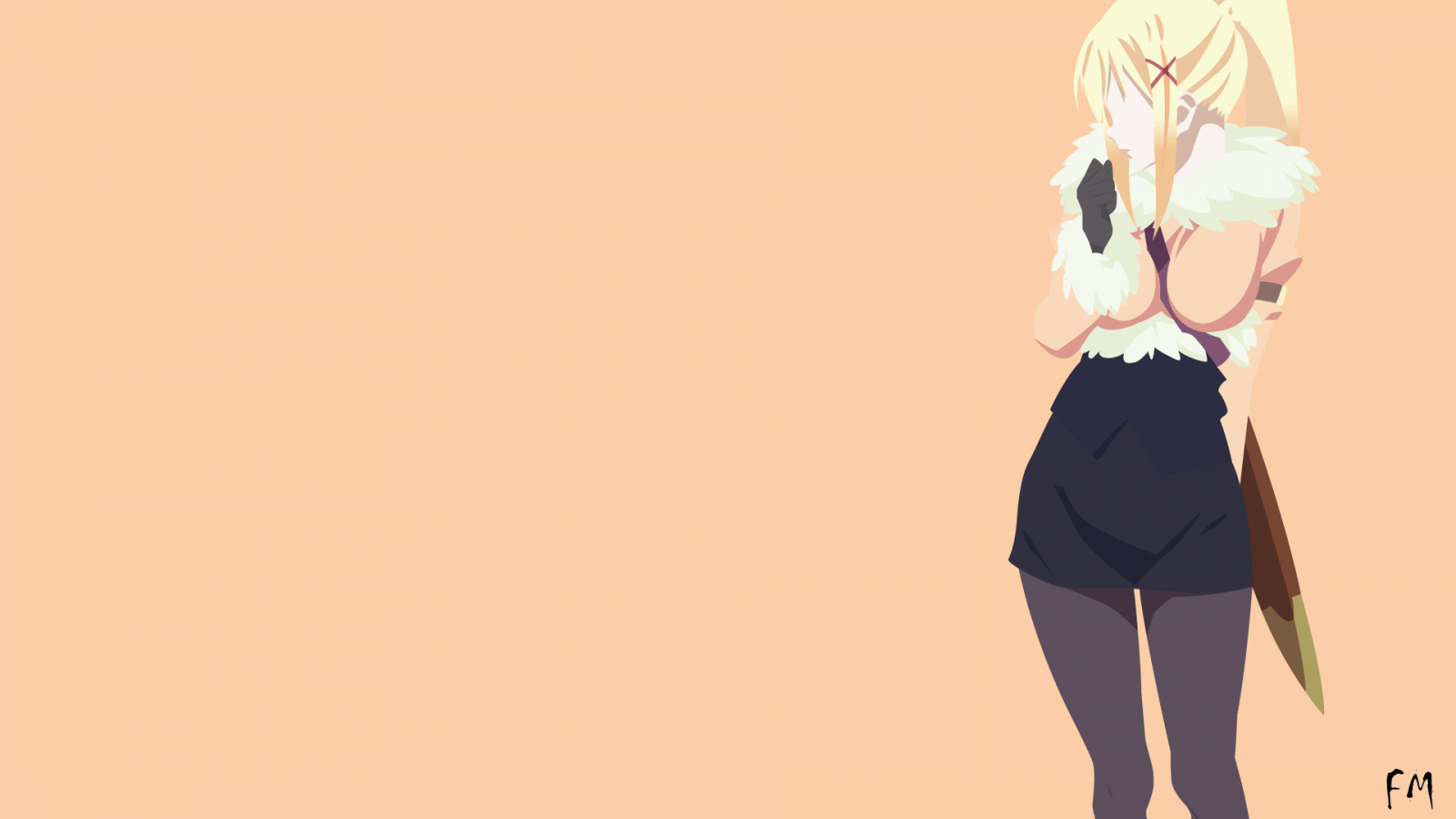 ilustrace, anime, anime dívky, kreslená pohádka, Kono Subarashii Sekai ni Shukufuku wo, tma KonoSuba, ruka, interakce