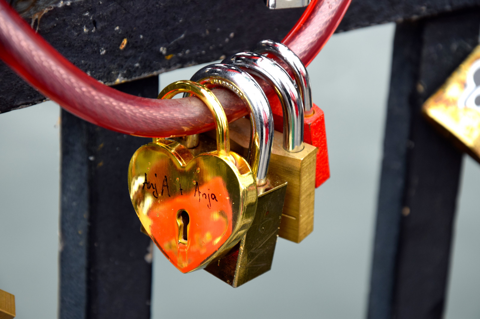 คน, น้ำ, สีแดง, สีเหลือง, เดนมาร์ก, โคเปนเฮเกน, อาคาร, เรือ, บ้าน, K benhavn, newharbour, nyhavn, ร้านอาหาร, ล็อค, lovelocks, การถ่ายภาพมาโคร