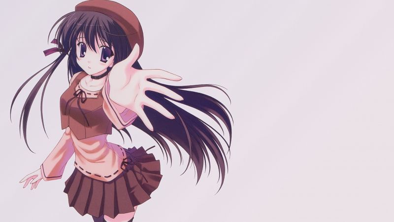 illustration, cheveux longs, Anime, Filles anime, brunette, dessin illustration, cheveux longs, Anime, Filles anime, brunette, dessin