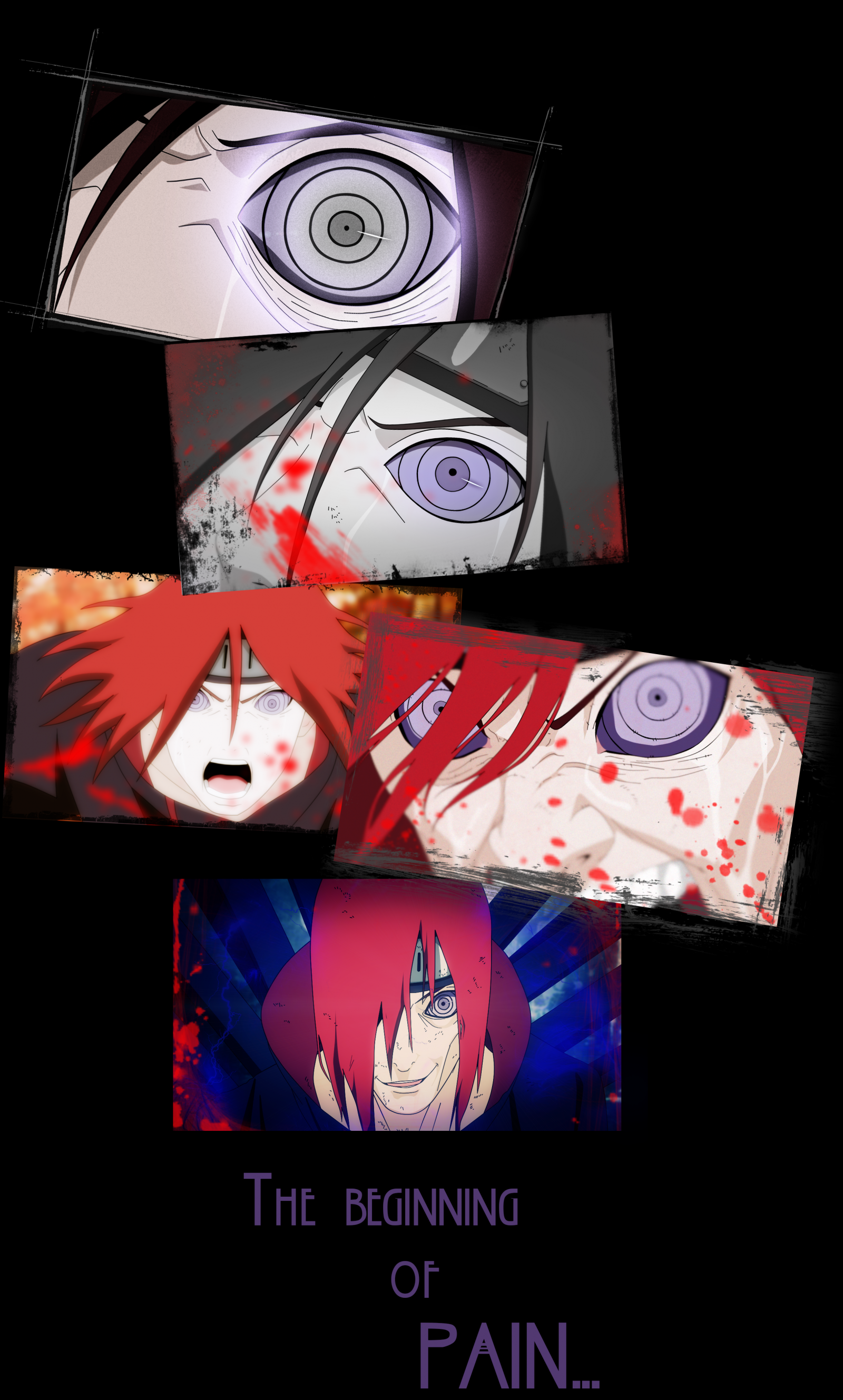 Bakrunner Anime Naruto Shippuuden Pein Rinnegan 2407x4000 
