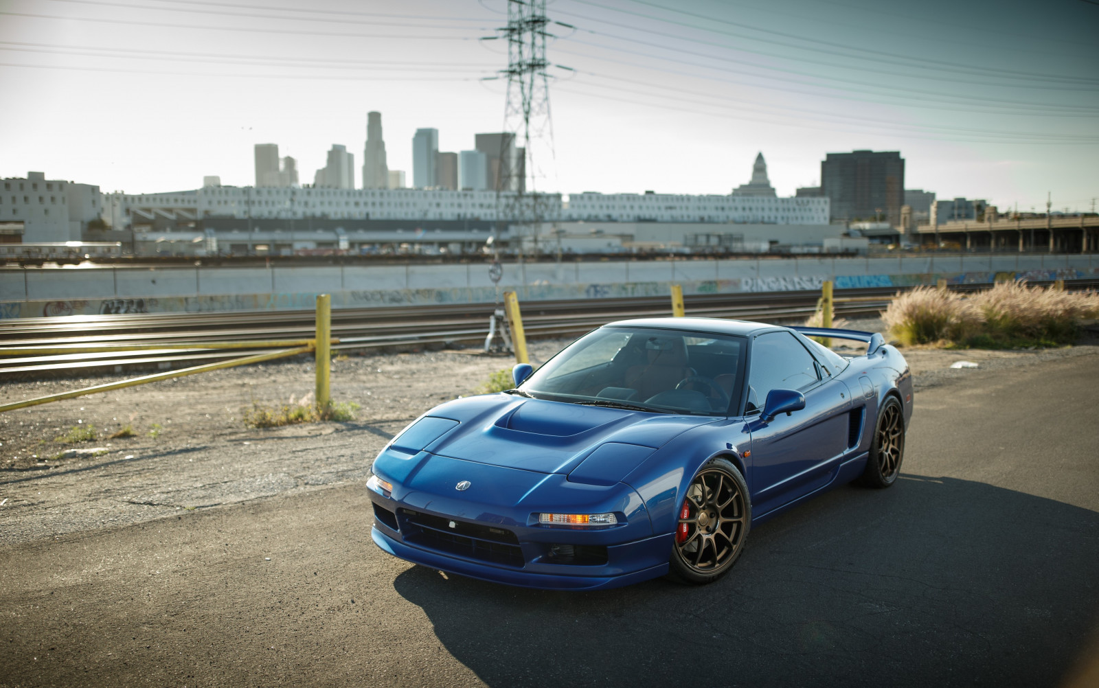 Wallpaper Honda Acura NSX, blue cars, Japanese cars, sports car 3840x2405 WilliamsFW15C