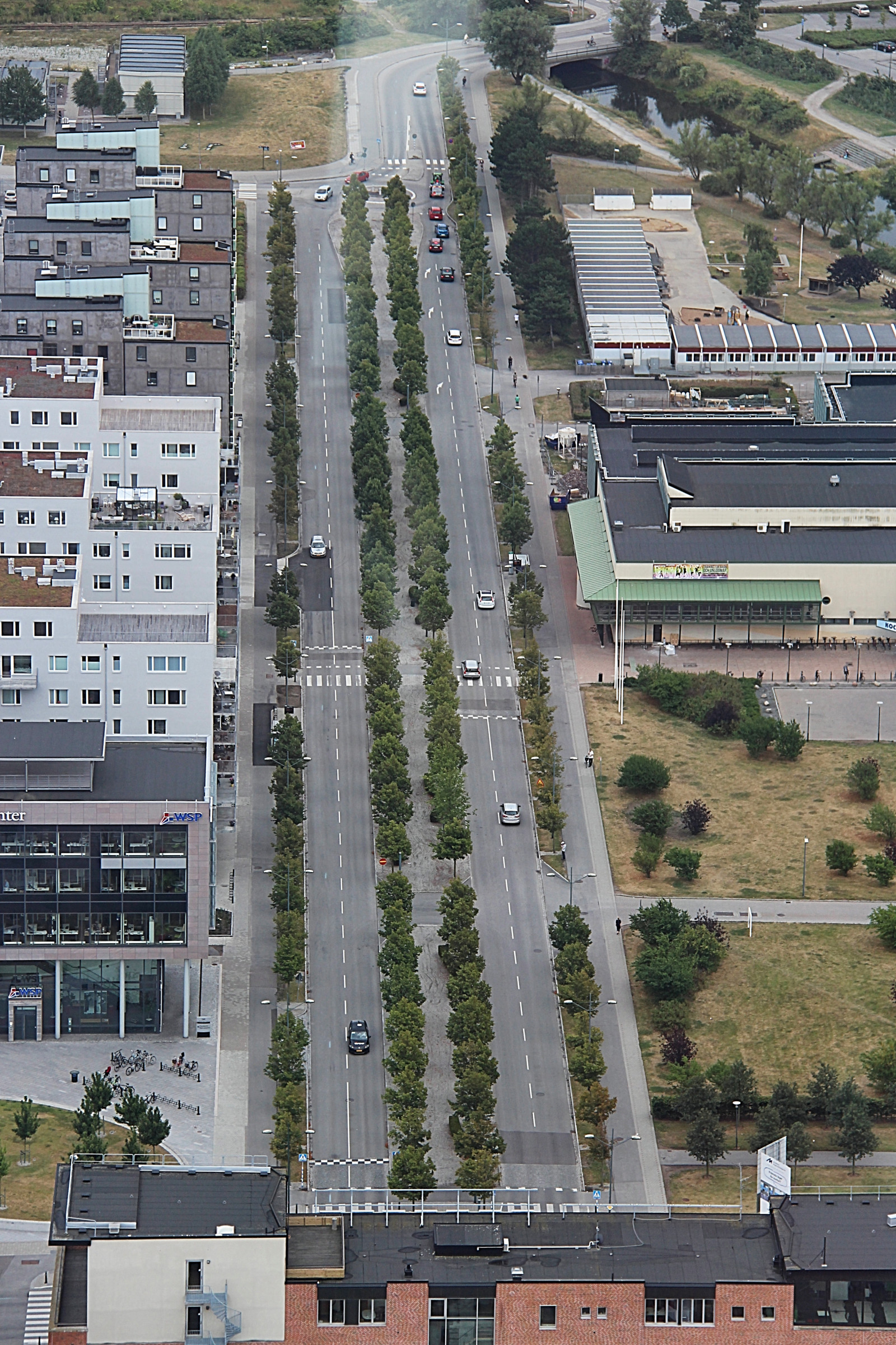 ulice, vozidlo, mrakodrap, Kánon, Dálnice, stadión, doprava, infrastruktura, centrum, Pohled, výše, Malmo, domy, canon100, fromeabove, visitingturningtorso, předměstí, urban area, Metropolitní oblast, obytný prostor, panelový dům, letecké snímkování, veřejná doprava, Dálnice