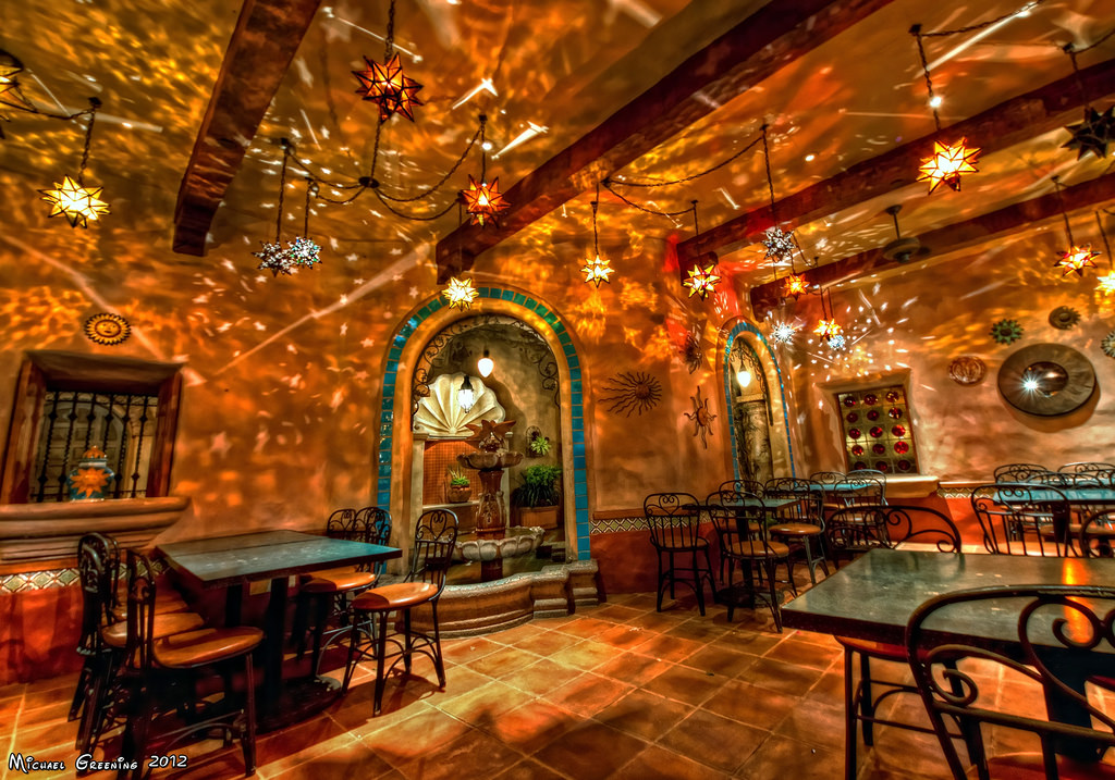 ușoară, umbră, textură, restaurant, Disneyland, HDR, Frontierland, Photomatix, Ranchodelzocalo
